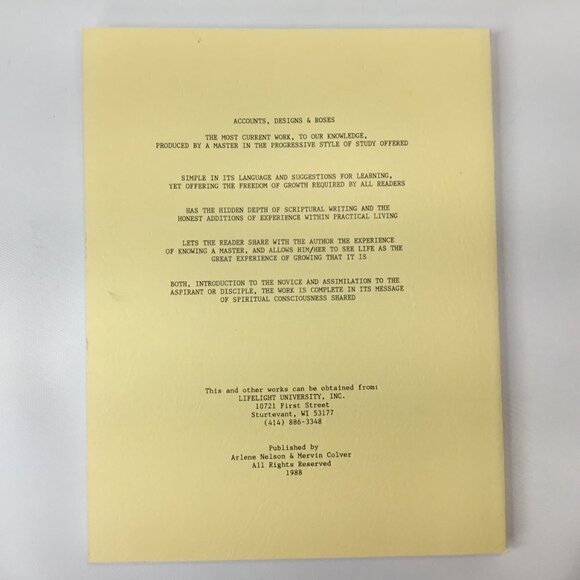 Master Sinat Schirah Teachings Accounts Designs Roses Book Awakening Awareness - Picture 3 of 14